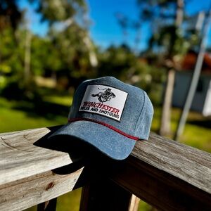 Handcrafted Winchester Embroidered Patch Trucker Hat